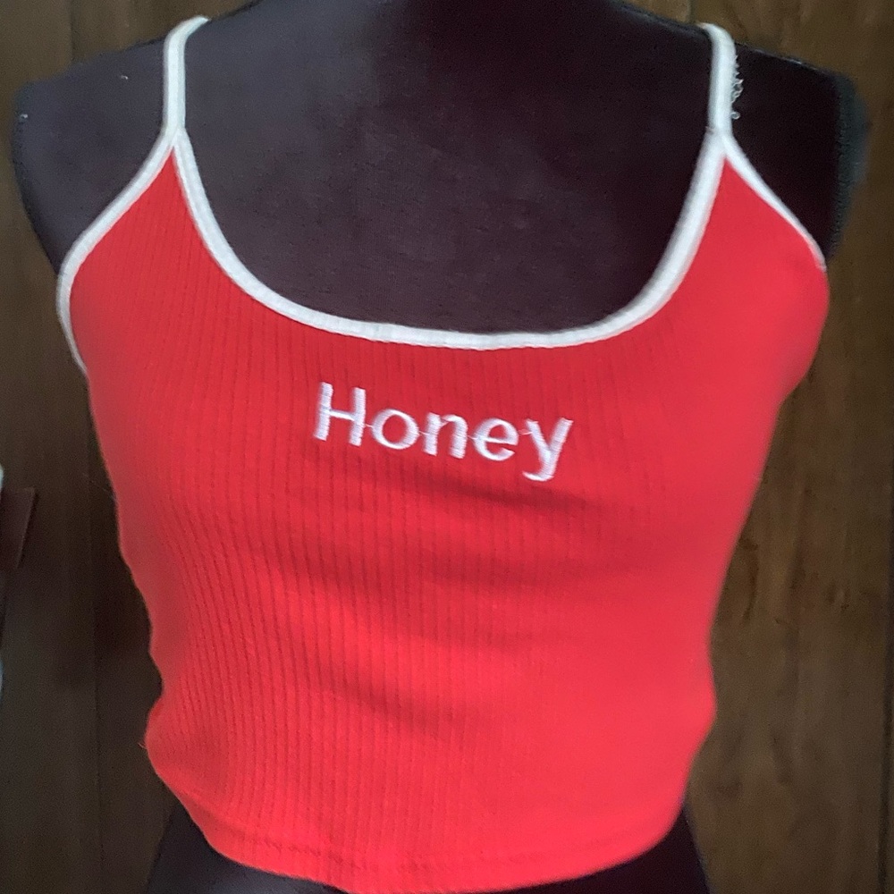 Red “honey” shirt